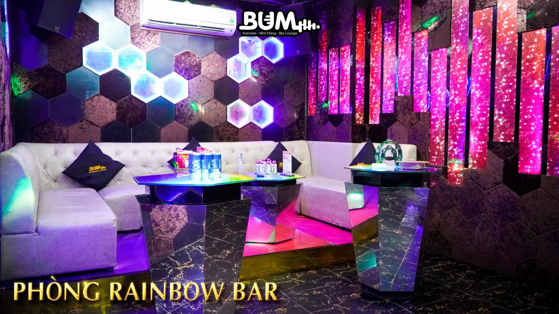 Phòng karaoke Rainbow tại BUM